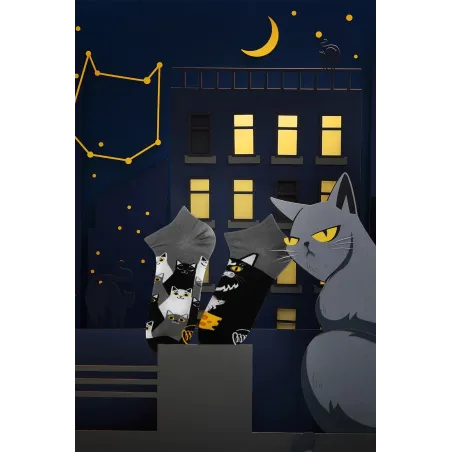 Socquettes Black cat