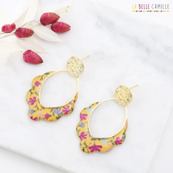 Clous d'oreilles JOSEPHINE "Bouquet d'été" - Bibop et Lula