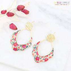 Clous d'oreilles JOSEPHINE "Flowers" - Bibop et Lula