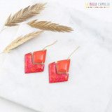 EMMA boucles d'oreilles Carmin - Bibop et Lula