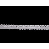 Bordure dentelle anglaise vagues blanches - Bibop et Lula