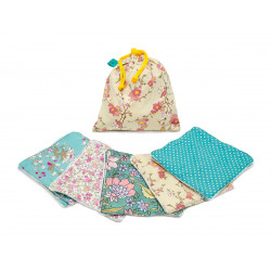 Lot de Lingettes lavables Kitami rose - Bibop et Lula