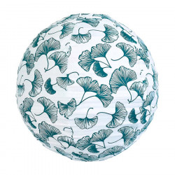 Lampion tissu boule japonaise rond Ginkgo - Bibop et Lula