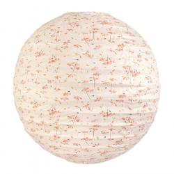 Lampion tissu boule japonaise rond Dandélion - Bibop et Lula