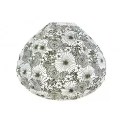 Lampion tissu boule japonaise goutte Bouquet Vert - Bibop et Lula