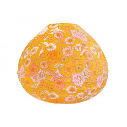 Lampion tissu boule japonaise goutte Colombe - Bibop et Lula