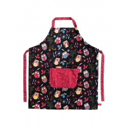 Tablier de cuisine enfant réversible Chouettes - Bibop et Lula