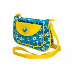 Petit sac besace Akiko bleu - Bibop et Lula