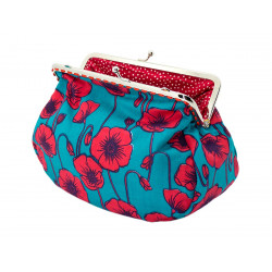 Pochette rétro Coquelicots - Bibop et Lula