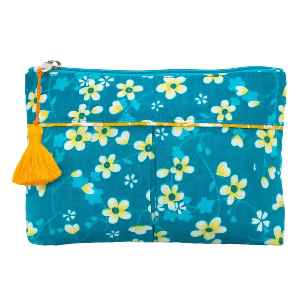 Trousse à maquillage Akiko-bleu