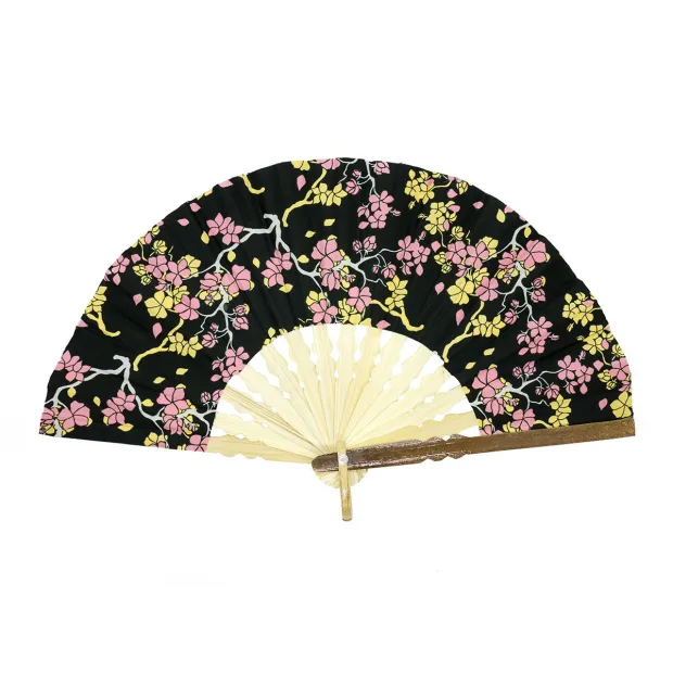 Eventail Sakura black