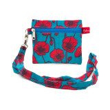 Porte badge tour de cou Coquelicots rouges - Bibop et Lula