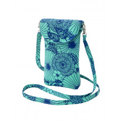 Pochette téléphone Bouquet bleu - Bibop et Lula