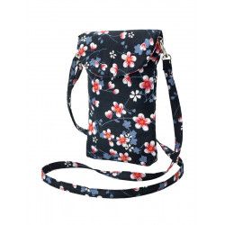 Pochette téléphone Akiko noir - Bibop et Lula
