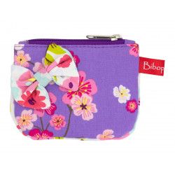 Petit porte monnaie fillette Yumi parme - Bibop et Lula