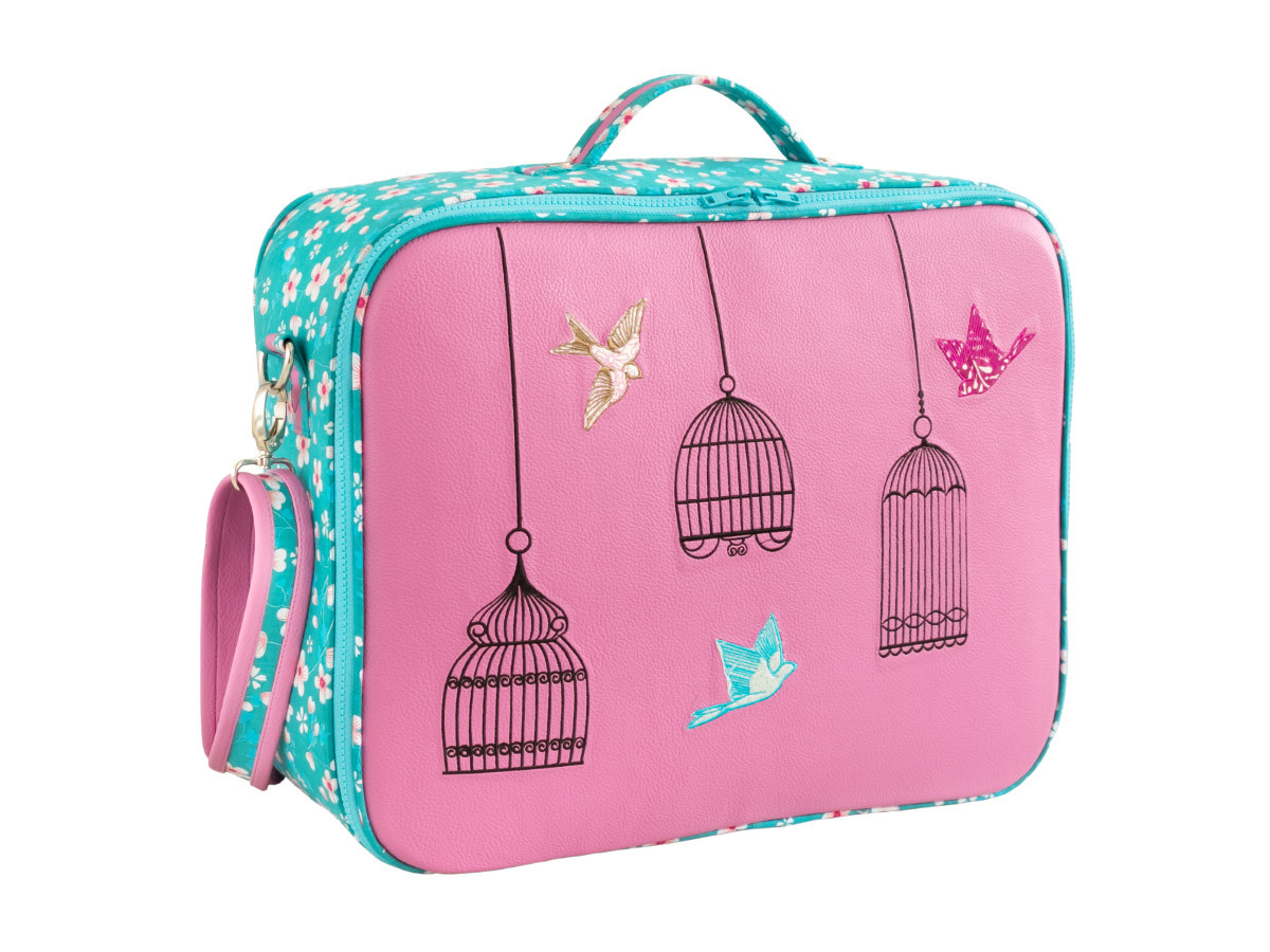 Pack valise de maternité Bird - Rose Sweetcase pour chambre enfant - Les  Enfants du Design