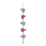 Mobile déco enfant bébé éléphants roses - Bibop et Lula