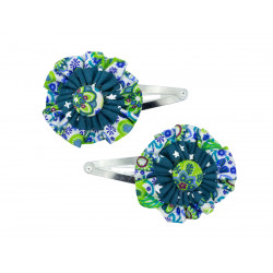 Duo de barrettes Bleuet - Bibop et Lula