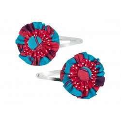 Duo de barrettes Coquelicots - Bibop et Lula