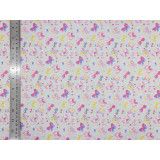 Tissu coton Papillons pastels - Bibop et Lula