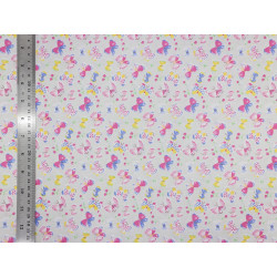 Tissu coton Papillons pastels - Bibop et Lula