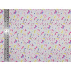 Tissu coton Papillons pastels - Bibop et Lula