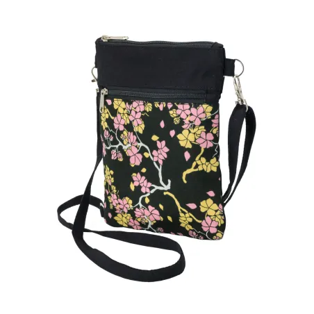 Tissu coton Sakura black
