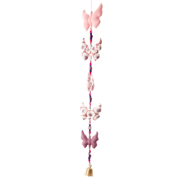 Le mobile clochette Papillons fleurs