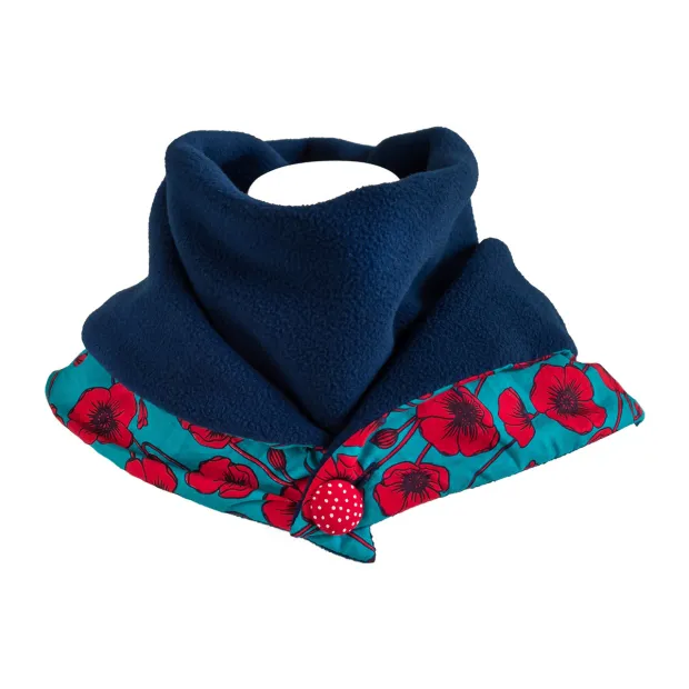 Echarpe polaire  Coquelicots