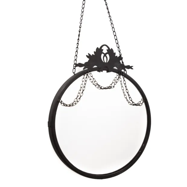Miroir rond à suspendre