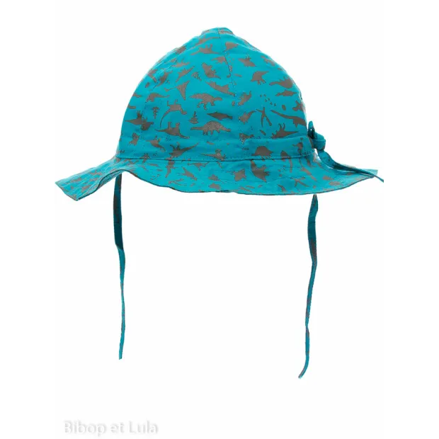 Chapeau de soleil bébé réglable Dino