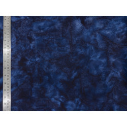 Coton Batik marbré-bleu-nuit