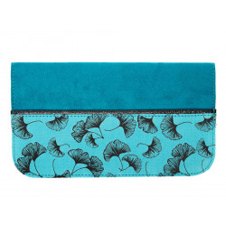 Porte-chéquier Gingko-blue - Bibop et Lula