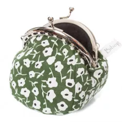 Petit porte-monnaie bourse rétro Billie-green - Bibop et Lula