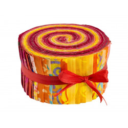 Jelly roll tissu Soleil levant - Bibop et Lula
