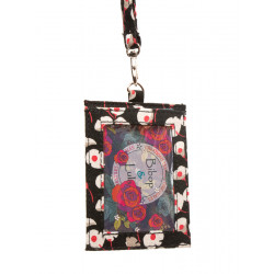 Porte badge tour de cou transparent Ruby - Bibop et Lula
