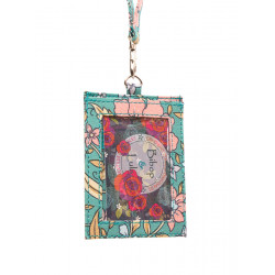 Porte badge tour de cou transparent Luisa - Bibop et Lula