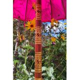 Parasol balinais toile coton rose - Bibop et Lula
