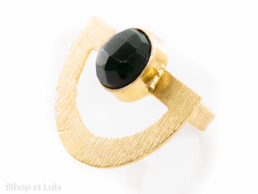 Bague demi cercle sales