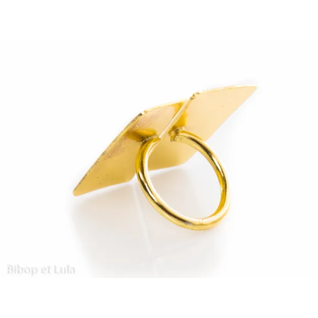 Bague laiton carré fendu