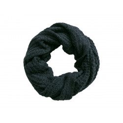 Grand snood tour de cou laine noir - Bibop et Lula