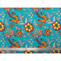 Tissu coton Fleur de lion - Bibop et Lula