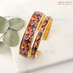 Manchette, bracelet "Bouquet Vintage" - Bibop et Lula