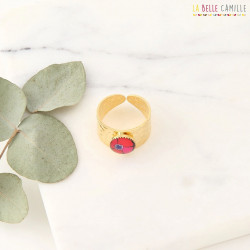 JASMIN, Bague "Coquelicot" - Bibop et Lula