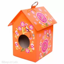 Nichoir Suraya orange - Bibop et Lula