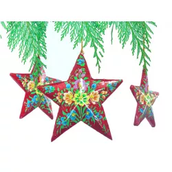 Décoration à suspendre Star rose - Bibop et Lula