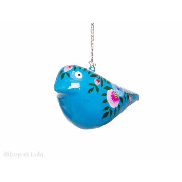 Décoration à suspendre Birdy bleue