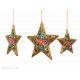 Décoration à suspendre Star doré - Bibop et Lula