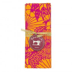 Coupon tissu coton Bouquet rose - Bibop et Lula
