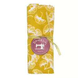 Coupon tissu Gingko jaune - Bibop et Lula